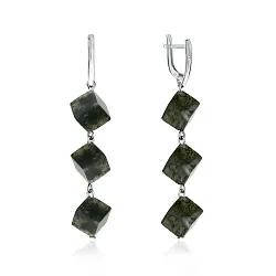 Серьги, Серебро 925, Агат 2340870311-60 Серьги, Серебро 925, Агат 2340870311-60