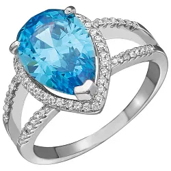 Кольцо Серебро 925, Фианит LLR 309-2 Кольцо Серебро 925, Фианит LLR 309-2