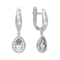 Серьги, Серебро 925, Фианит 1057402-01210