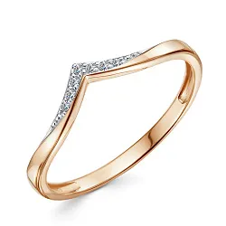 Кольцо Золото 585, Фианит 1716507 1 1 1