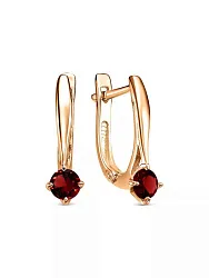 Детские серьги,  Золото 585, Фианит 2210307 1 7 10