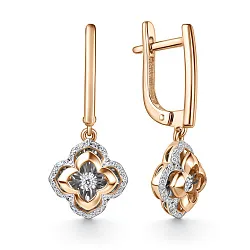 Серьги, Золото 585, Бриллиант 02-11-51205-31-00-1