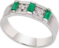 Кольцо Золото 585, Изумруд 715721ю