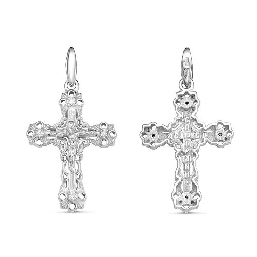 Подвеска крест, Золото 585, 10-12-0023 Подвеска крест, Золото 585, 10-12-0023