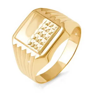 Кольцо мужское (печатка). Золото 585, 040119 Кольцо мужское (печатка). Золото 585, 040119