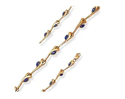 Браслет фантазийный Золото 585 
 , Сапфир 34060277 