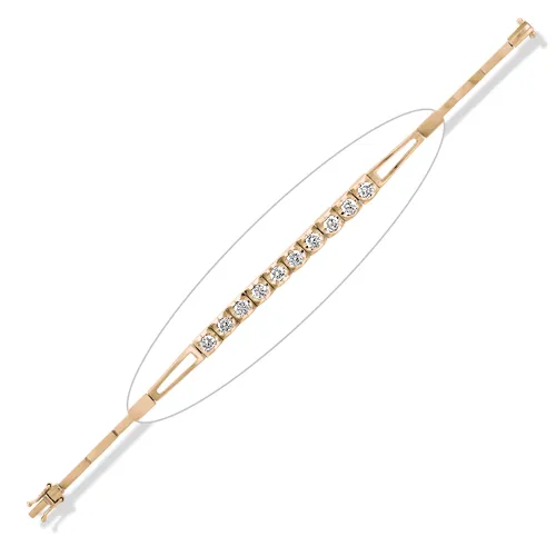 Браслет фантазийный Золото 585 
 Бр110-042-16 Браслет фантазийный Золото 585 
 Бр110-042-16