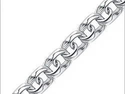 Цепочка Серебро 925, плетение Бисмарк 1045
