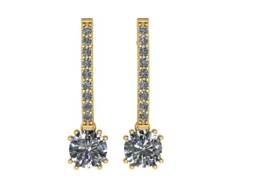 Серьги, Золото 585, 2182011010
