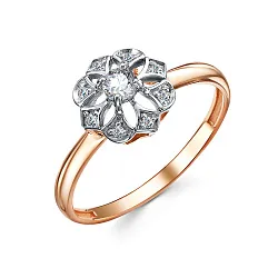 Кольцо Золото 585, Фианит 1534407 1 1 1