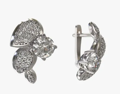 Серьги, Серебро 925, 1033552-01110