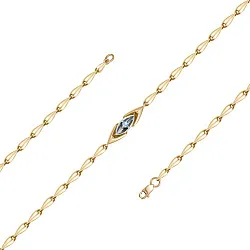 Браслет фантазийный Золото 585 
 , Топаз Бр122-5006-17Т