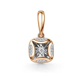 Подвеска фантазийная,  Золото 585, Бриллиант 03-11-51206-31-00