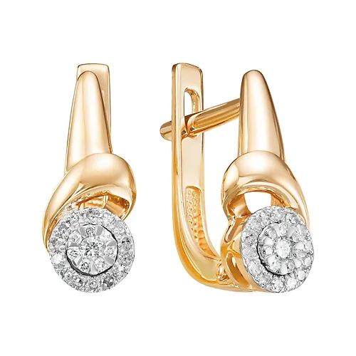 Серьги, Золото 585, С112-5300 Серьги, Золото 585, С112-5300
