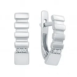 Серьги, Серебро 925, Фианит Z2-11205