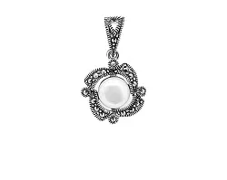 Подвеска фантазийная,  Серебро 925, Марказит 633342