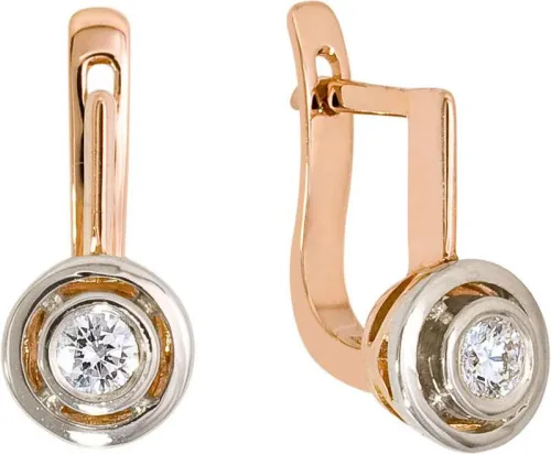 Серьги, Золото 585, 135811ю Серьги, Золото 585, 135811ю