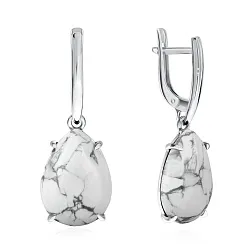 Серьги, Серебро 925, Прочие вставки 2340К00500 Серьги, Серебро 925, Прочие вставки 2340К00500