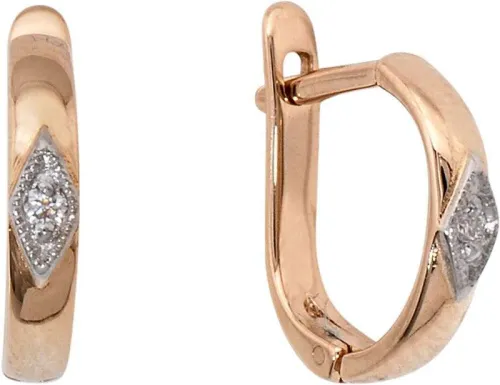 Серьги, Золото 585, 117311ю