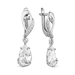 Серьги, Серебро 925, Фианит Z2-11255