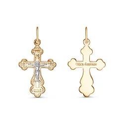 Подвеска крест, Золото 585 20-0224