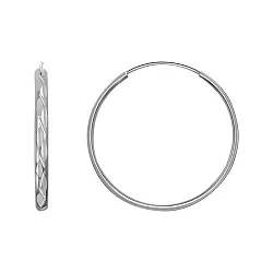 Конго/серьги-кольца,  Серебро 925  MCY 4-35A