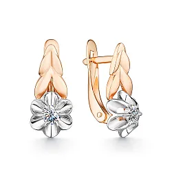 Серьги, Золото 585, Фианит 2469207 1 1 1 Серьги, Золото 585, Фианит 2469207 1 1 1
