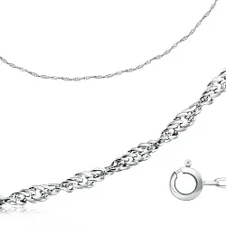 Цепочка Золото 585, плетение Сингапур НЦ18-028