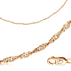 Цепочка Золото 585, плетение Сингапур 10045022740