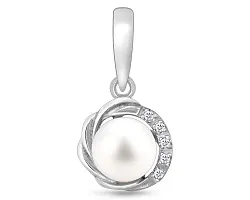 Подвеска фантазийная,  Серебро 925, Жемчуг 656526