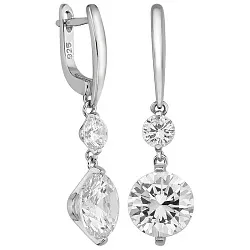 Серьги, Серебро 925, Фианит LLE 5-10RK Серьги, Серебро 925, Фианит LLE 5-10RK