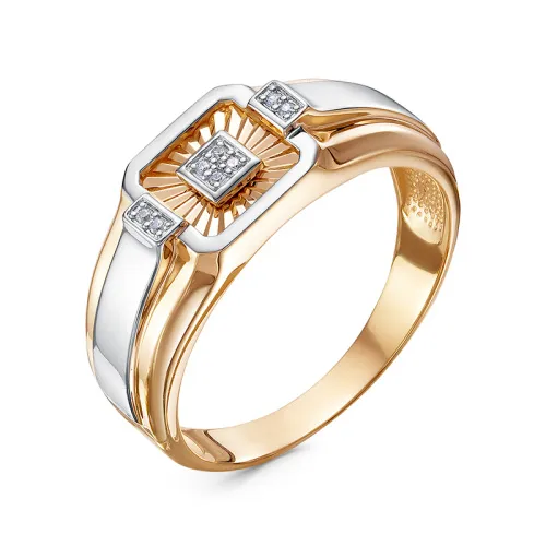 Кольцо мужское (печатка). Золото 585, 0404186