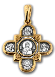 Подвеска крест, Серебро 925 101.065