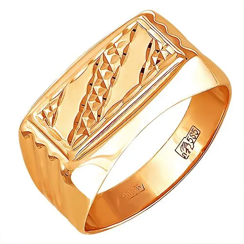 Кольцо мужское (печатка). Золото 585, 1110110 1 10 Кольцо мужское (печатка). Золото 585, 1110110 1 10