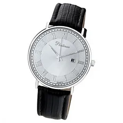 Часы,  Серебро 925, черный КЗМ 56700.221 Часы,  Серебро 925, черный КЗМ 56700.221