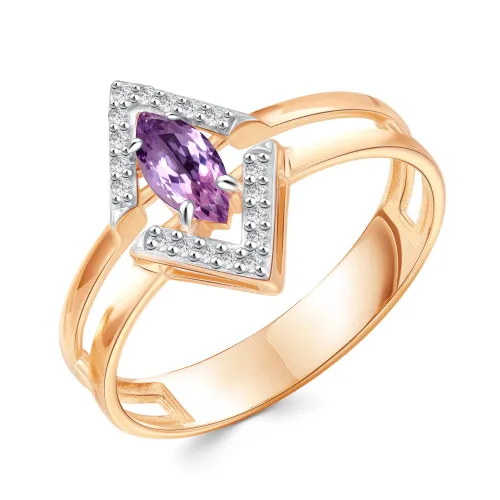 Кольцо Золото 585, 02-51-0262-01