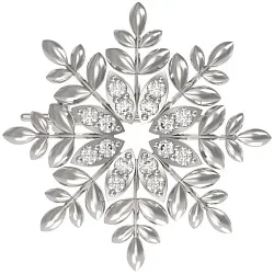  Брошь Серебро 925, Фианит 1037844-01110