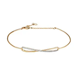 Браслет фантазийный Золото 585 
 , Бриллиант Бр112-5262