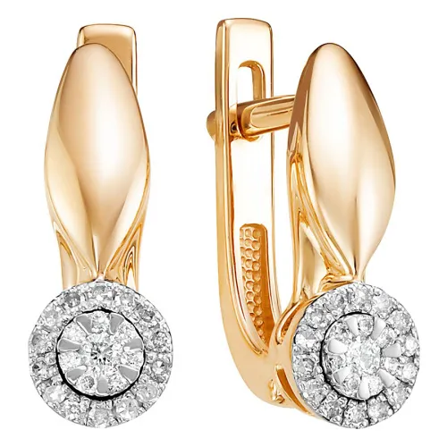 Серьги, Золото 585, С112-5299