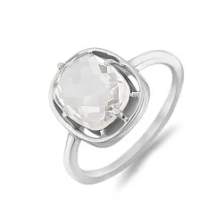 Кольцо Серебро 925, Хрусталь горный 654186