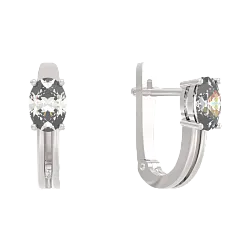 Серьги, Серебро 925, Фианит 1046732-01210