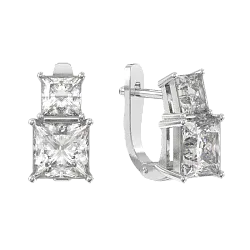 Серьги, Серебро 925, Фианит 1043592-01210