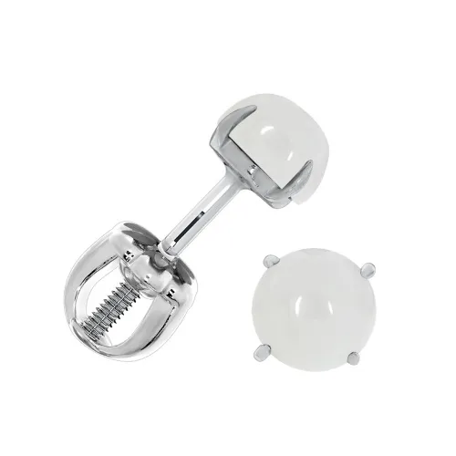 Серьги пусеты-гвоздики, Серебро 925, П340392650-10 Серьги пусеты-гвоздики, Серебро 925, П340392650-10