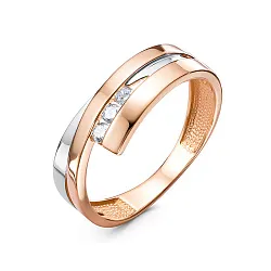 Кольцо Золото 585, Фианит 1105727