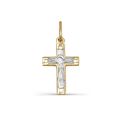 Подвеска крест, Золото 585 080154
