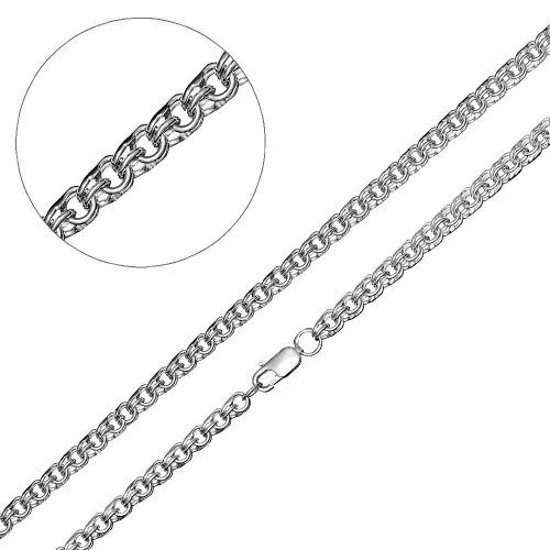 Цепочка Серебро 925, плетение Бисмарк, БСР7р 050