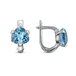 Серьги, Золото 585, Топаз С222-8841Т