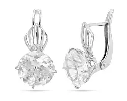 Серьги, Серебро 925, Хрусталь горный 645779 Серьги, Серебро 925, Хрусталь горный 645779