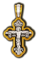 Подвеска крест, Серебро 925 08201