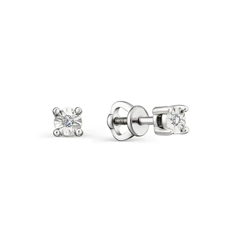 Серьги пусеты-гвоздики, Золото 585, С0360-220